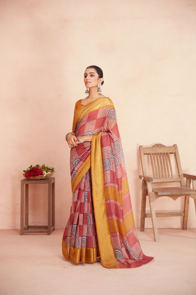 Sr Meera Queen Chanderi Saree Catalog